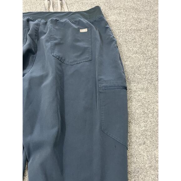 Figs High Waisted Zamora Joggers Dark Harbor 2XL Scrubs Pants Uniform Medical - Picture 7 of 13